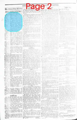 Page thumbnail for Alexandria Gazette