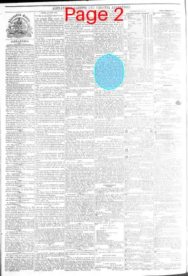 Page thumbnail for Alexandria Gazette