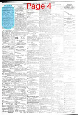 Page thumbnail for Alexandria Gazette