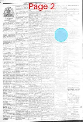 Page thumbnail for Alexandria Gazette
