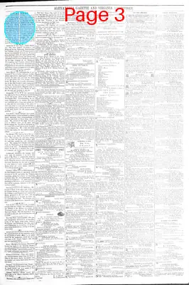 Page thumbnail for Alexandria Gazette
