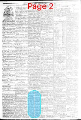 Page thumbnail for Alexandria Gazette