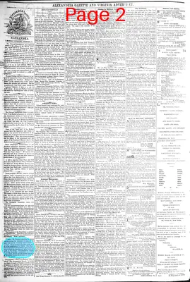 Page thumbnail for Alexandria Gazette