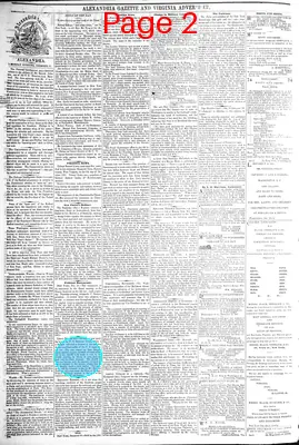 Page thumbnail for Alexandria Gazette