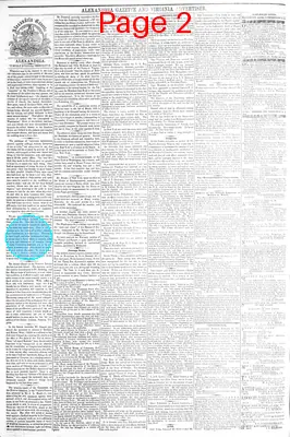 Page thumbnail for Alexandria Gazette