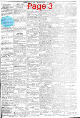 Page thumbnail for Alexandria Gazette
