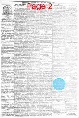 Page thumbnail for Alexandria Gazette