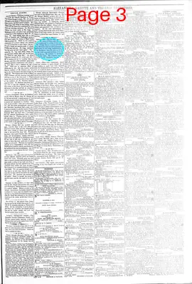 Page thumbnail for Alexandria Gazette