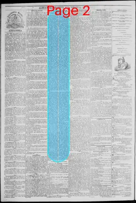 Page thumbnail for Alexandria Gazette