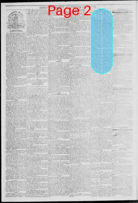 Page thumbnail for Alexandria Gazette