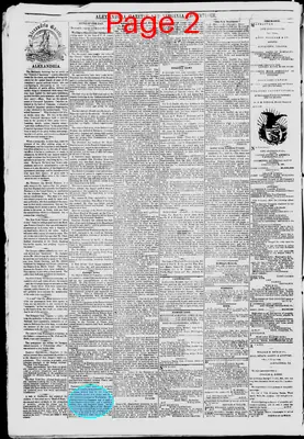 Page thumbnail for Alexandria Gazette