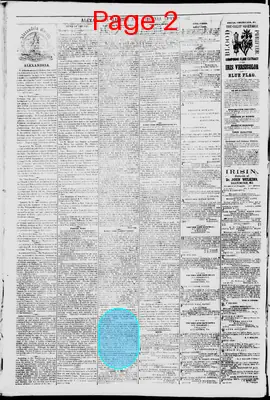 Page thumbnail for Alexandria Gazette