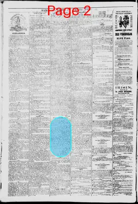 Page thumbnail for Alexandria Gazette