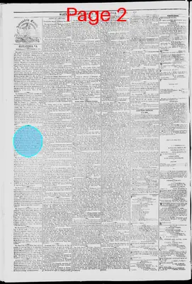 Page thumbnail for Alexandria Gazette