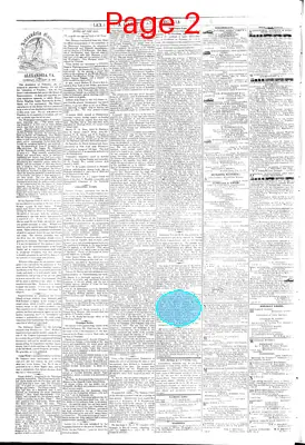 Page thumbnail for Alexandria Gazette
