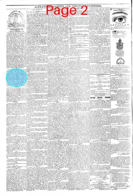 Page thumbnail for Alexandria Gazette