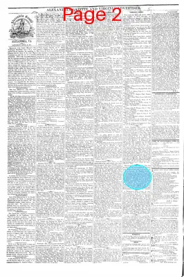 Page thumbnail for Alexandria Gazette