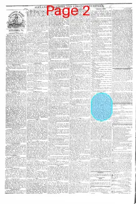 Page thumbnail for Alexandria Gazette