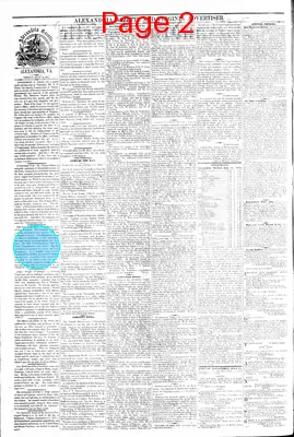 Page thumbnail for Alexandria Gazette