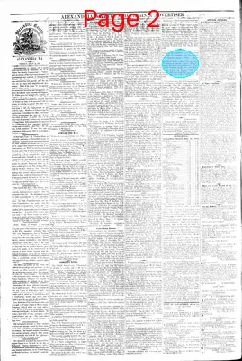 Page thumbnail for Alexandria Gazette