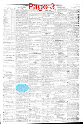 Page thumbnail for Alexandria Gazette