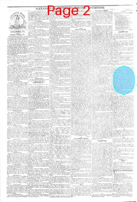 Page thumbnail for Alexandria Gazette