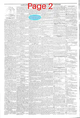 Page thumbnail for Alexandria Gazette