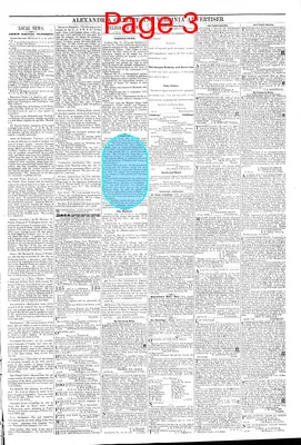 Page thumbnail for Alexandria Gazette