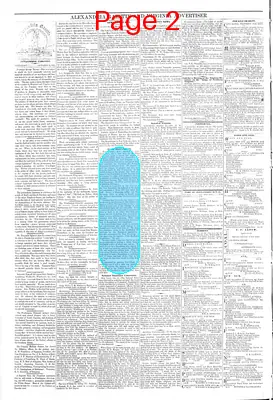 Page thumbnail for Alexandria Gazette