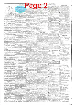 Page thumbnail for Alexandria Gazette