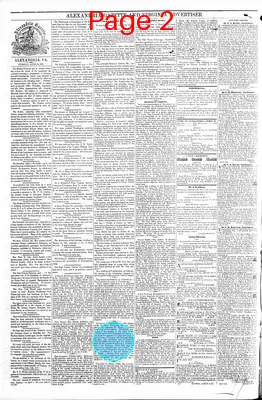Page thumbnail for Alexandria Gazette