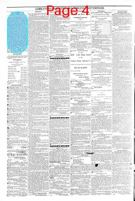 Page thumbnail for Alexandria Gazette