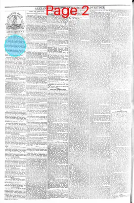 Page thumbnail for Alexandria Gazette