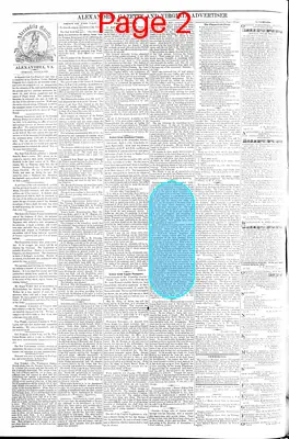 Page thumbnail for Alexandria Gazette