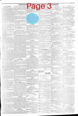Page thumbnail for Alexandria Gazette