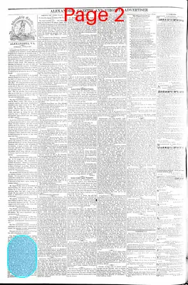 Page thumbnail for Alexandria Gazette