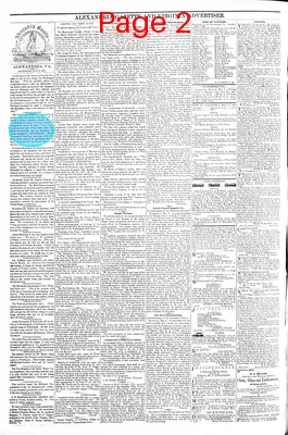 Page thumbnail for Alexandria Gazette