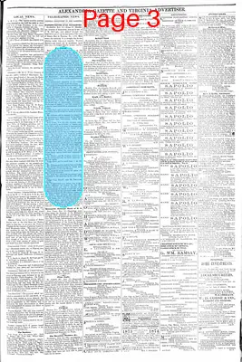 Page thumbnail for Alexandria Gazette