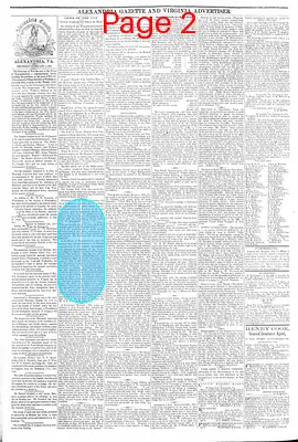 Page thumbnail for Alexandria Gazette