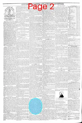 Page thumbnail for Alexandria Gazette