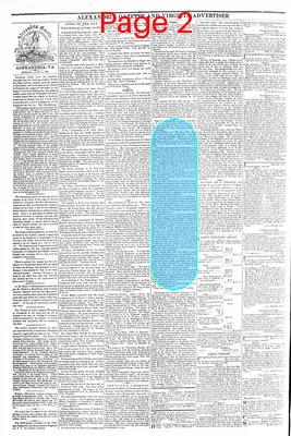 Page thumbnail for Alexandria Gazette