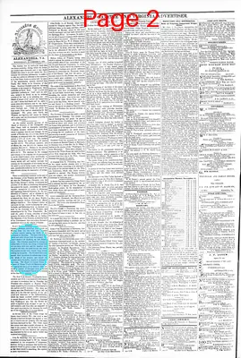 Page thumbnail for Alexandria Gazette