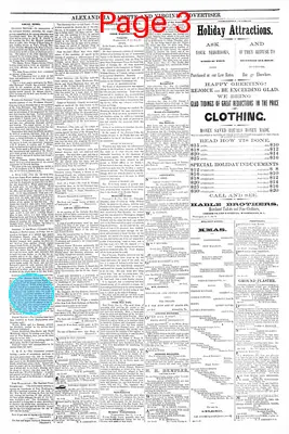 Page thumbnail for Alexandria Gazette