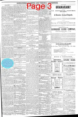 Page thumbnail for Alexandria Gazette