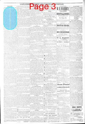 Page thumbnail for Alexandria Gazette