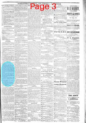 Page thumbnail for Alexandria Gazette