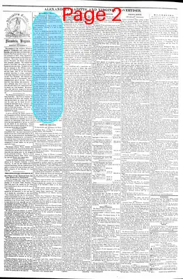 Page thumbnail for Alexandria Gazette