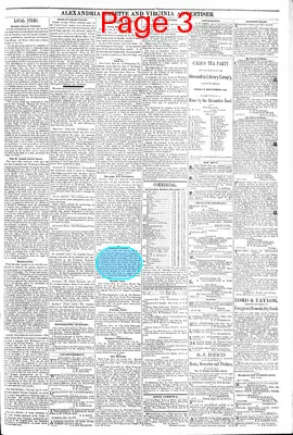 Page thumbnail for Alexandria Gazette