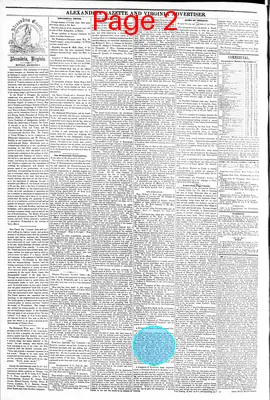Page thumbnail for Alexandria Gazette