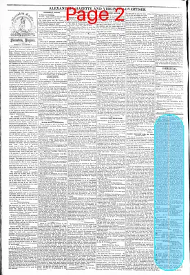 Page thumbnail for Alexandria Gazette